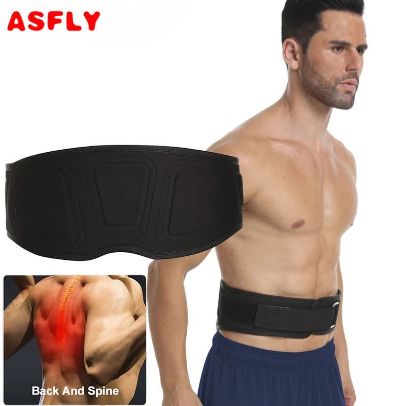 Cinto De Levantamento De Peso , Suporte Lombar , Energia , Treino , Squat Traseiro , Neoprene Acolchoado , Fivela Com Tr
