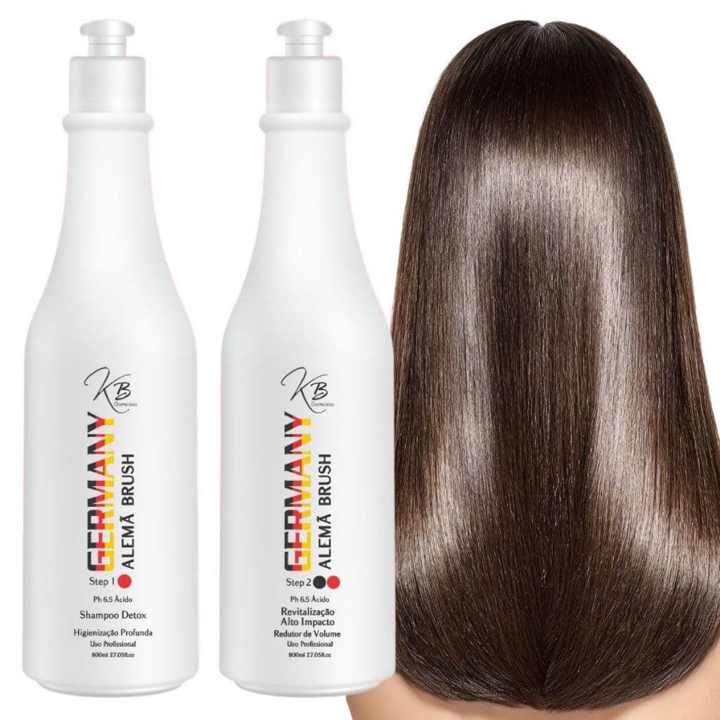 Escova Progressiva Alemã Alisadora Germany Original Profissional 100% Liso Selagem Termica