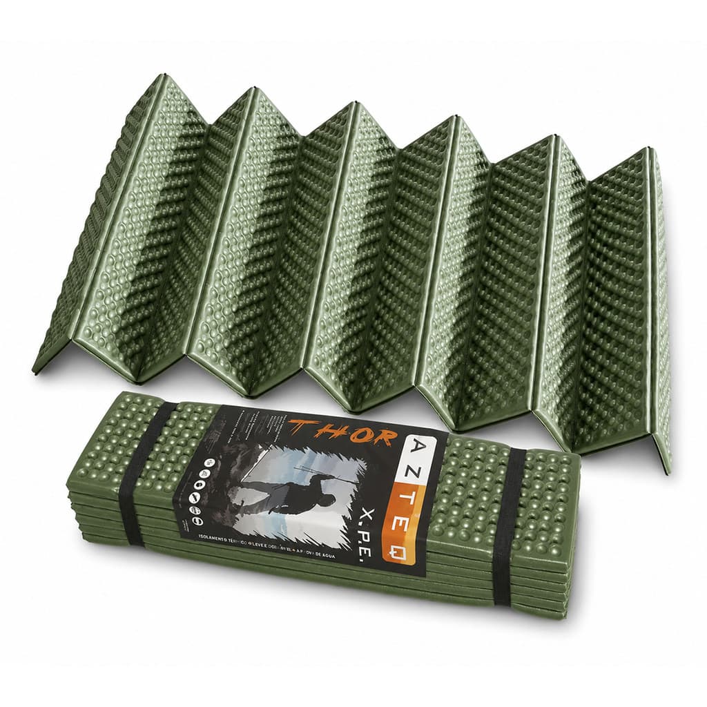 Isolante Térmico Dobrável Azteq Thor XPE para Camping Trekking e Montanhismo