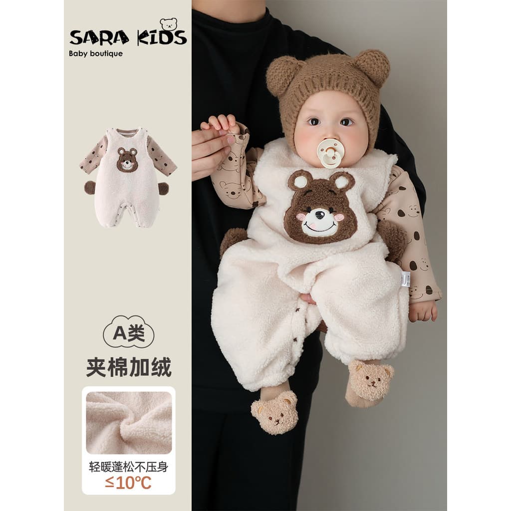 Roupas de inverno para passeio de bebê