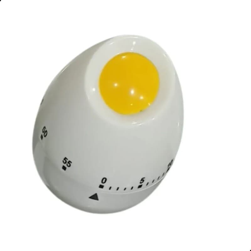 Temporizador Timer Para Cozinha De Plastico Designer Ovo 60 Minutos