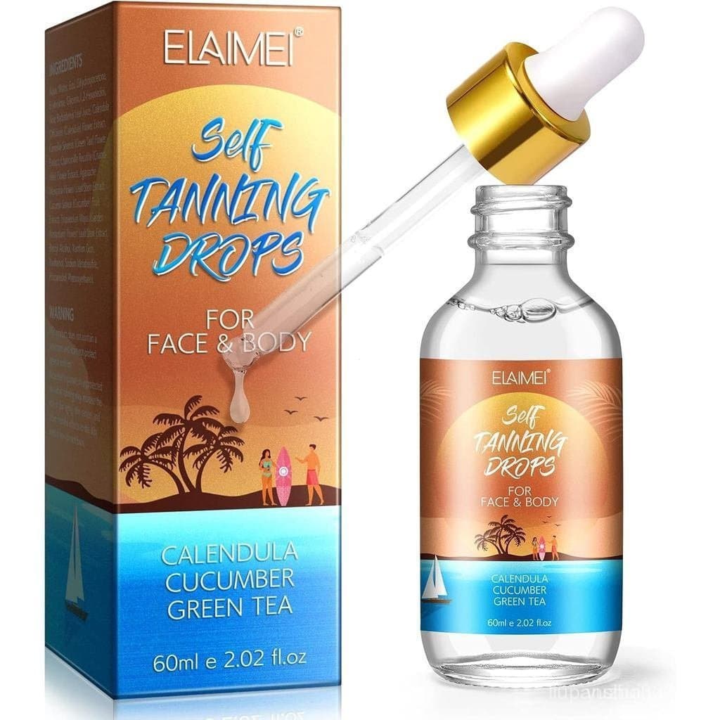 Gotas autobronzeadoras, loção autobronzeadora, produto autobronzeador facial GVAO QUJD