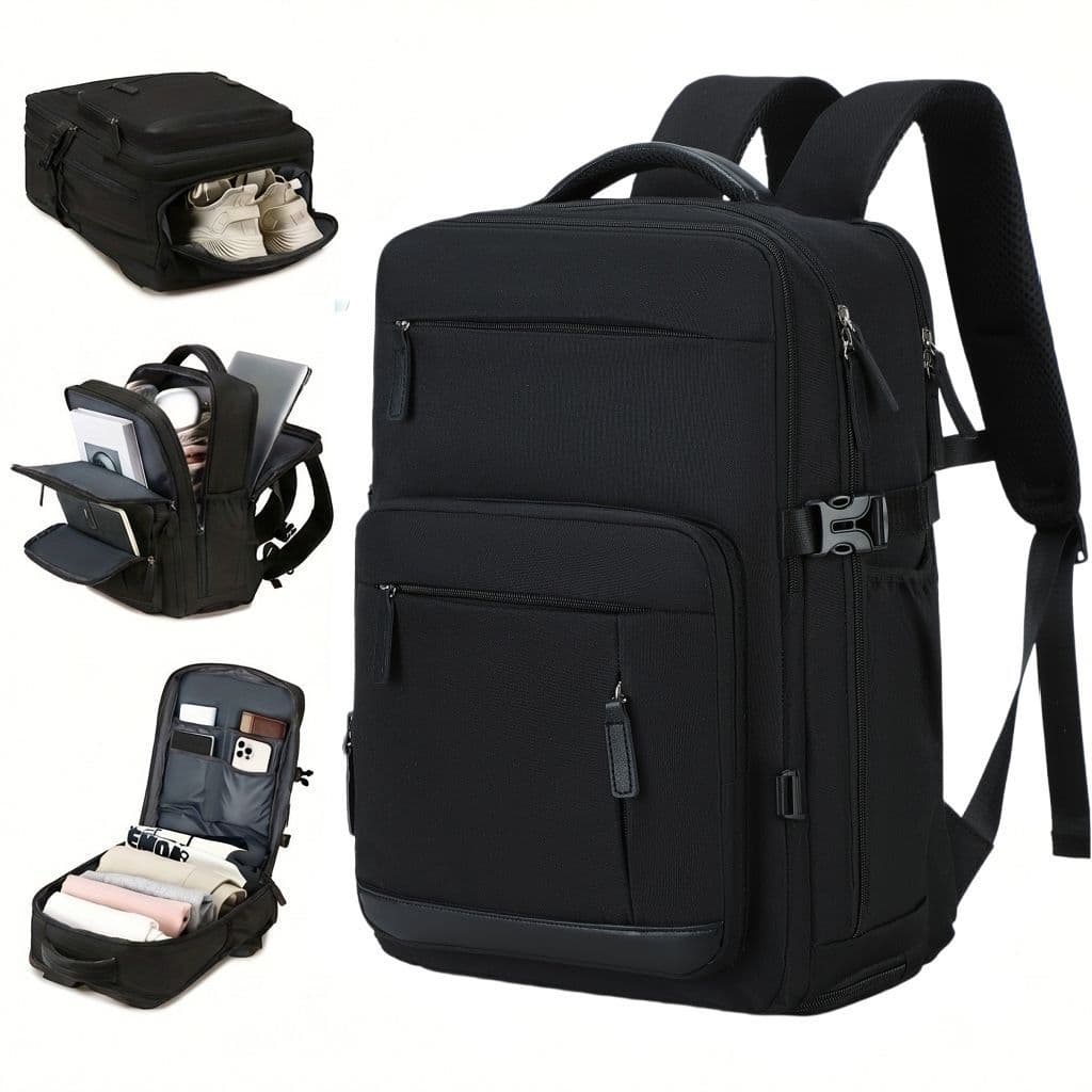 Nova mochila de negócios de grande capacidade para homens, mochila para laptop, mochila escolar para estudantes, mochila