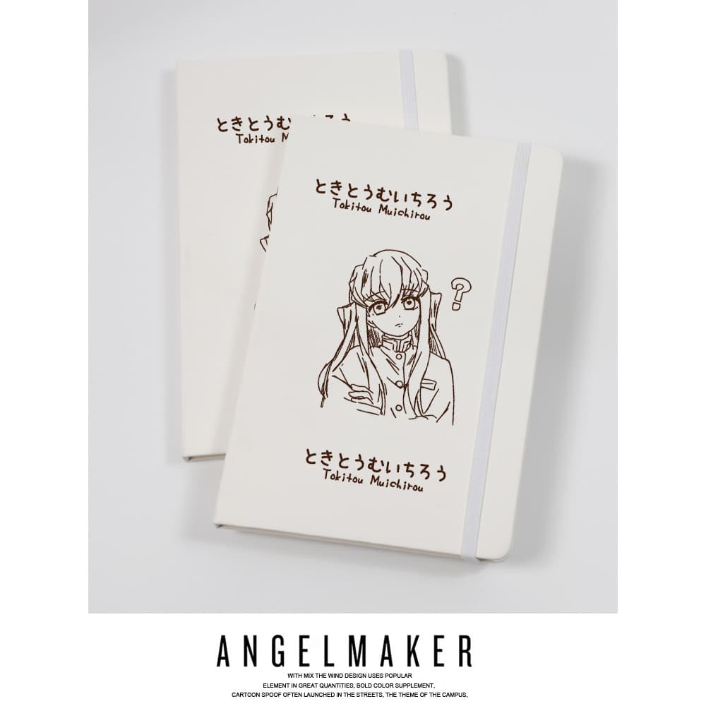 Mercadoria Demon Slayer Tokito Muichiro Fan Taniko Bidimensional Anime Estudante Alça Notebook Bloco de Notas