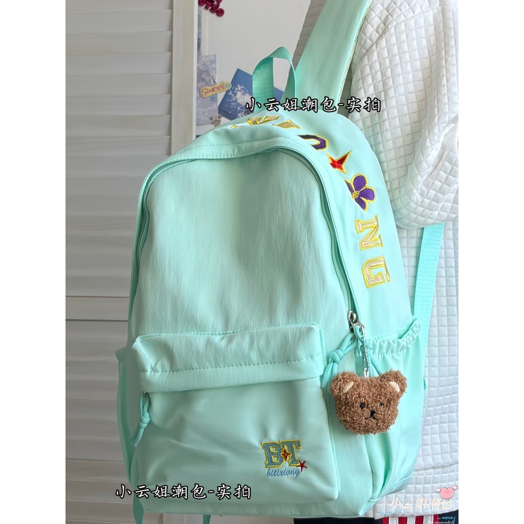 2026 Novo Estilo Mochila Feminina Nicho All-Match Junior High School College Student Mochila Quinta Sexta Série Mochila