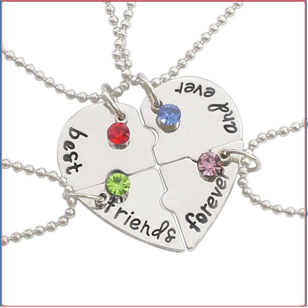 4 Bff Melhor Amigo Froever Moda Colar Agradável