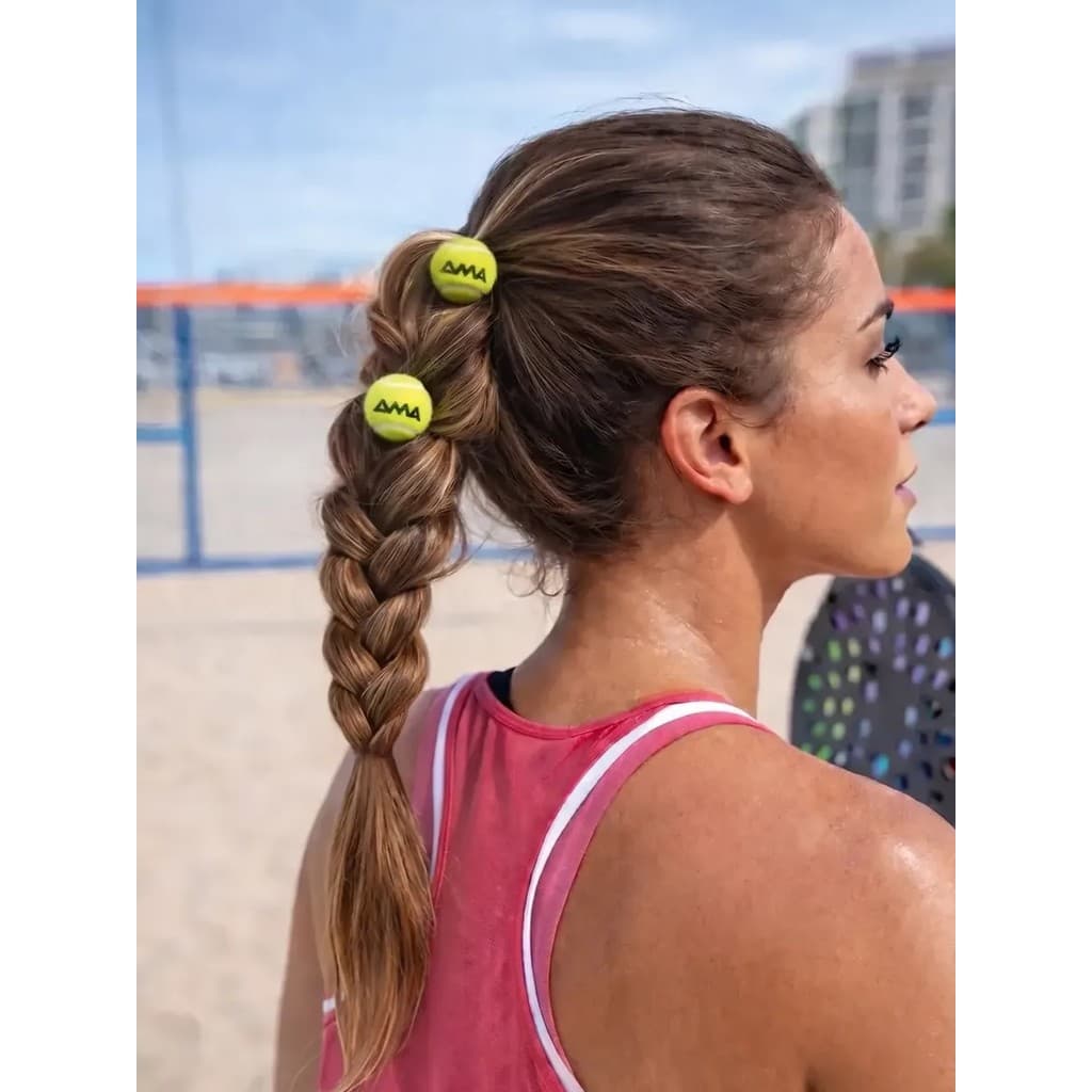 02un Lacinho Amasport Elástico Cabelo Xuxinha Beach Tennis