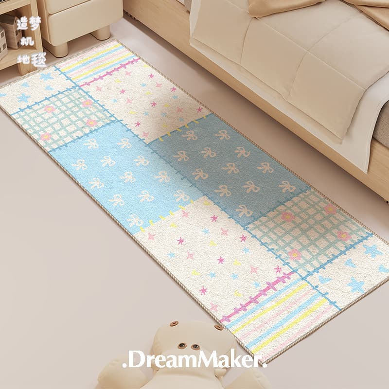 [Novo produto] Lugar estilo creme Tapete para sala de estar Mesa de centro Tapete para aluguel de casa Tapete para pés D