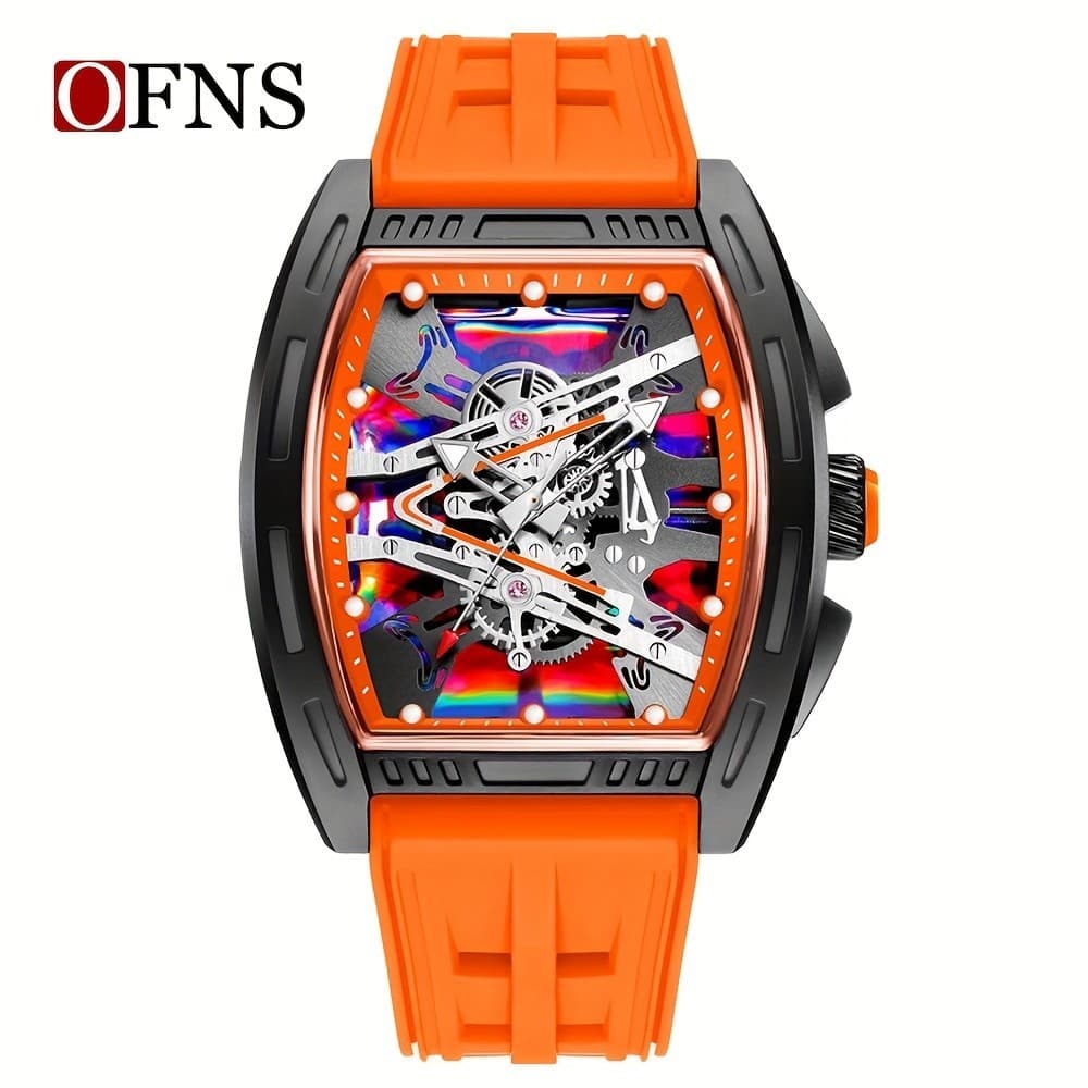 OFNS 2026 Novo Estilo Relógio Masculino Presente de Feriado Multifuncional Moda Casual Indicação 24 Horas Luminosa