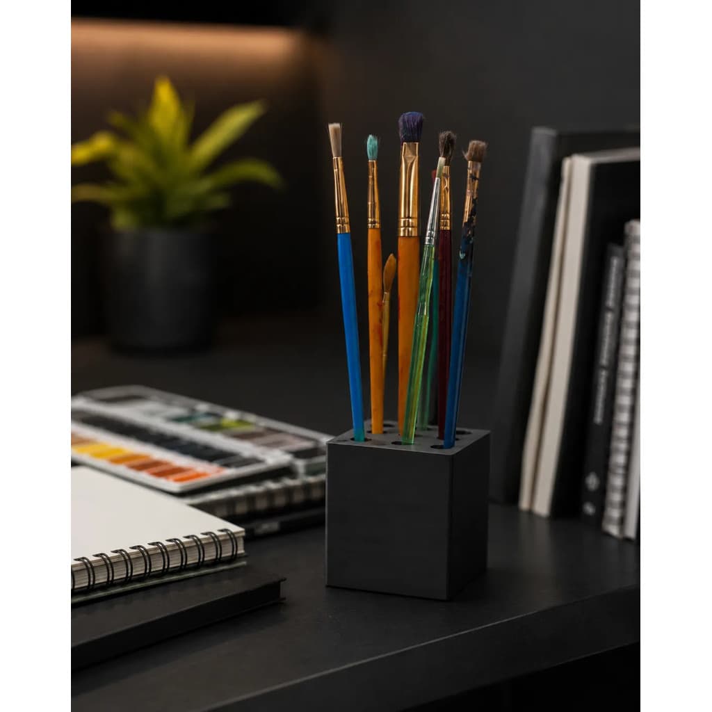 Suporte Porta Pincel Pintura Organizador Casa Prático Útil