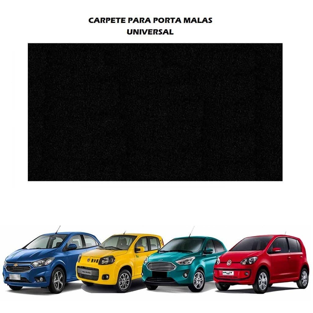 Tapete Porta Malas Carpete Universal Modelável Carro Antigo Moderno 1m x 1.80m