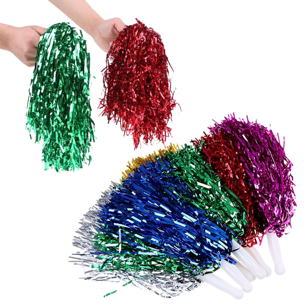 Pom Pom Metalizado Mamãe Sacode Cores Sortidas