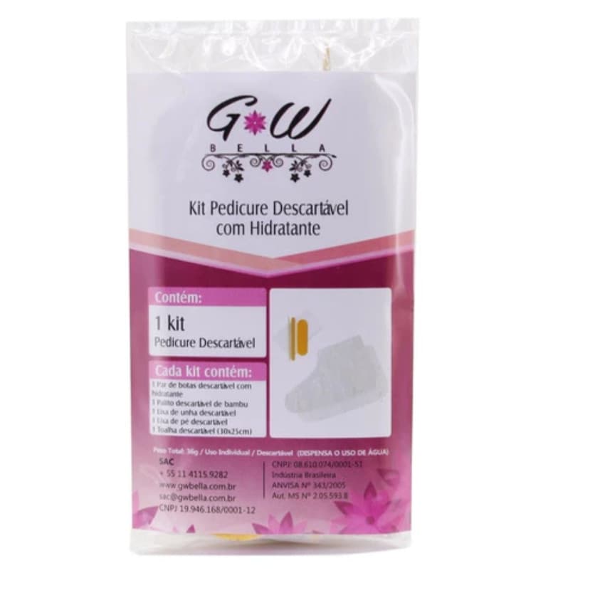 Kit Pedicure Individual 200 uniddes