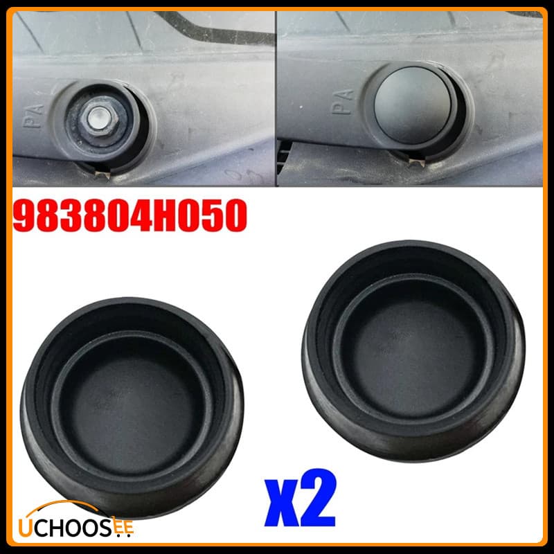 2 Tampas De Porca De Braço De Limpador De Para-Brisa Dianteiro , Tampa Lâmina De Parafuso Hyundai 983804H050