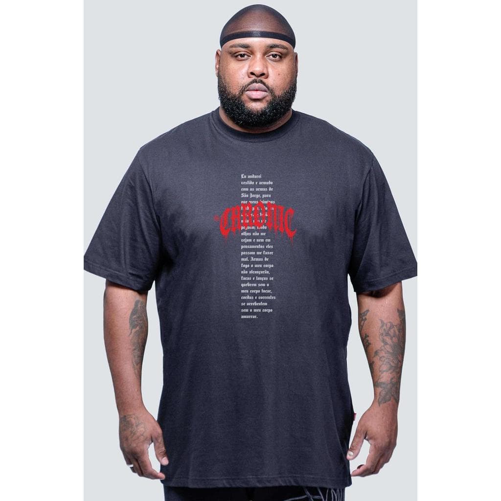 Camiseta Chronic Big Plus Size São Jorge AK 4446