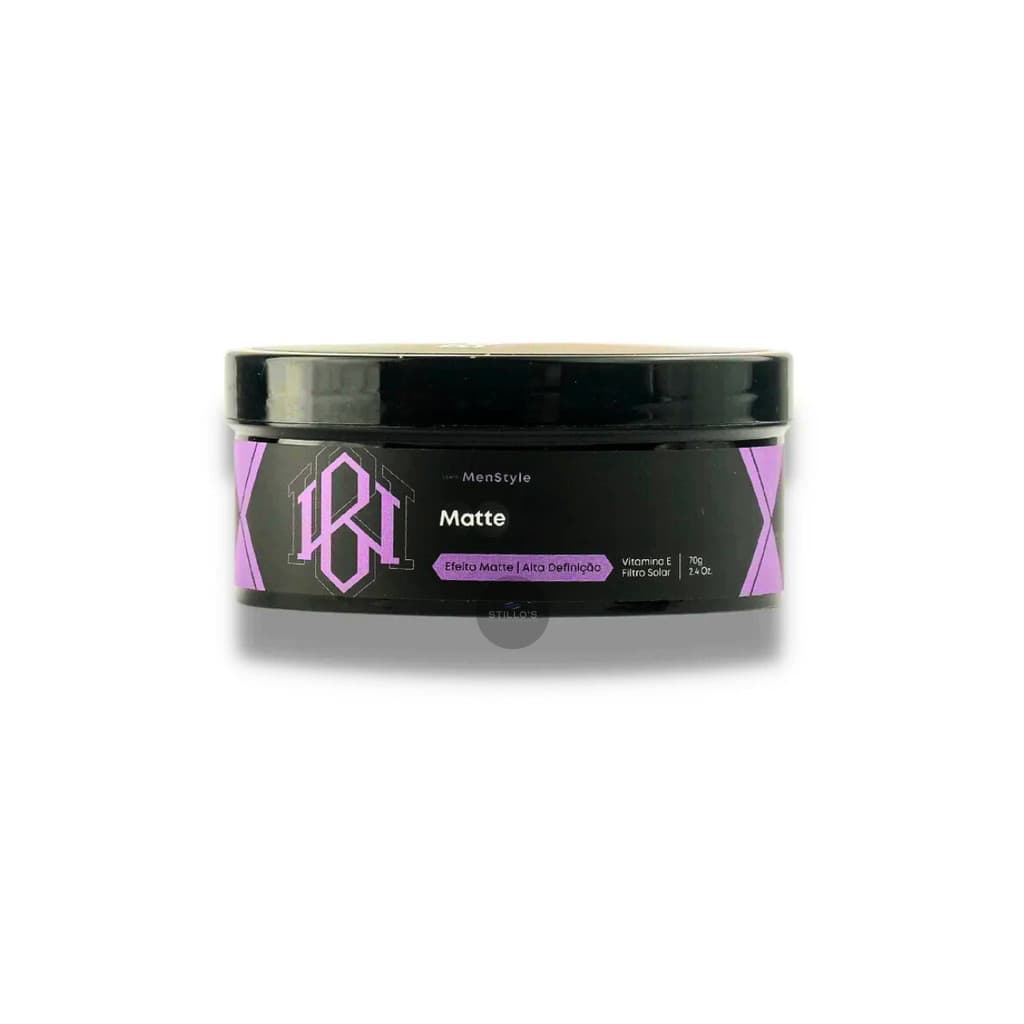 Creme Modelador Matte Paste 70g - Black White