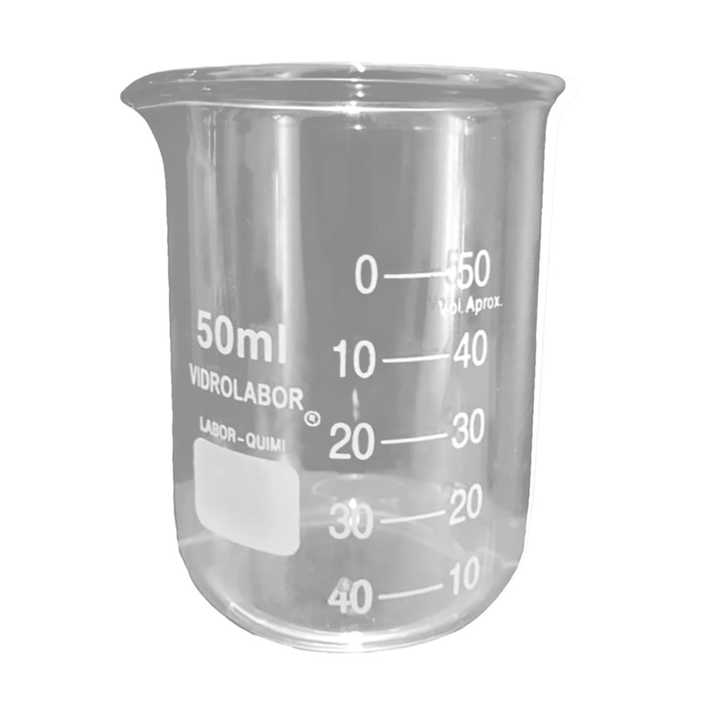 Becker De Vidro Forma Baixa (Griffin) Grad. 50ml Vidrolabor