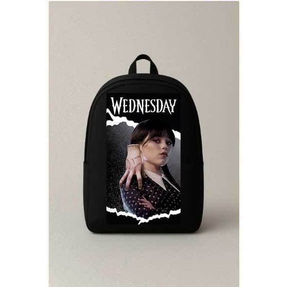 Mochila Escolar Estampada  Wandinha Bolsa Ideal Para Passeios e Viagens Bolsa Jovem Familia Adams Trevix