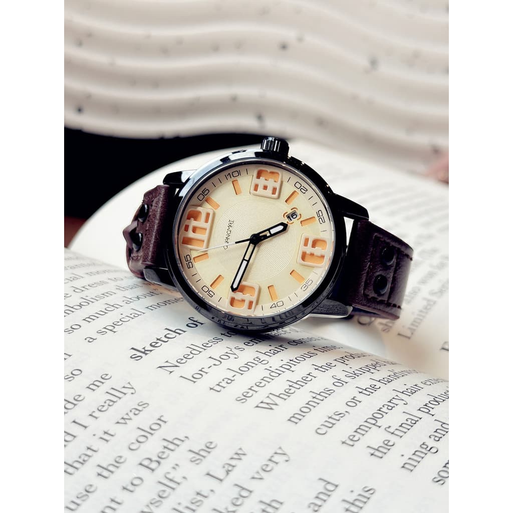 2024 novo estilo relógio masculino feminino marca luz luxo nicho estudante moda Retro relógio masculino Multi-função cas