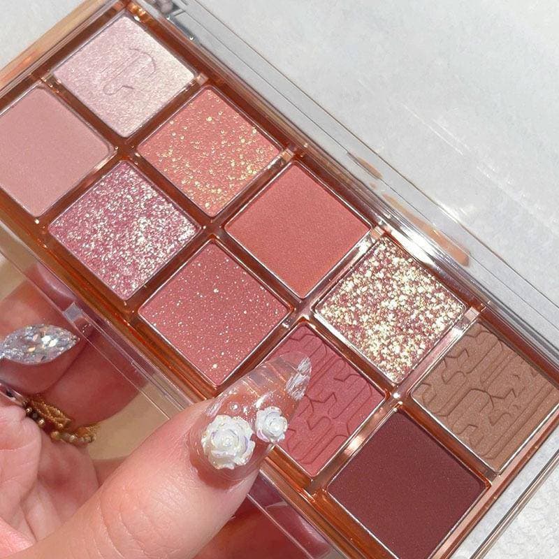 DIKALU outono inverno baixa saturação 10 cores paleta de sombras 2022 novo estilo terra cor nicho marca ins