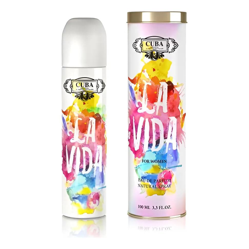 Perfume Feminino Cuba La Vida For Women Eau De Toulette 100ml Lacrado/Original