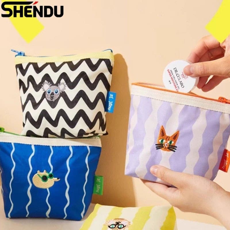 Mini Saco De Armazenamento Portátil Viagem À Prova Dwaterproof Água Organizador Bolsa Para Cosméticos & Sanitário Titula