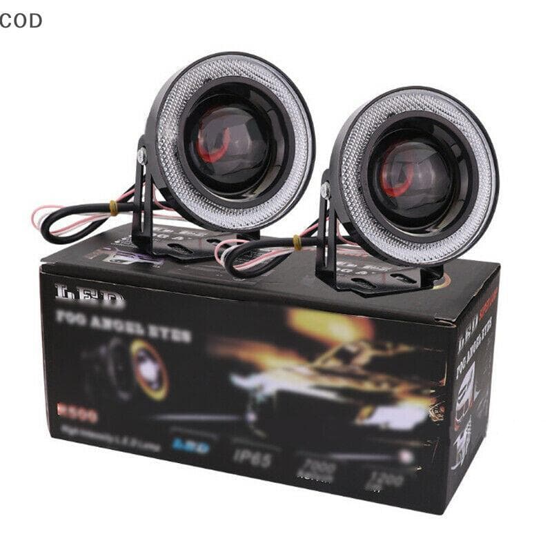 [YMC] 1 * 3.5 " Olhos De Anjo LED Farol De Nevoeiro Carro SUV Universal Branco Condução 12V BR