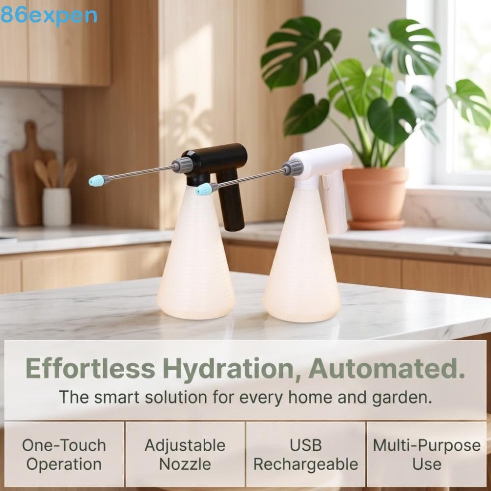Frasco De Spray Automático EXPEN1 , Pulverizador Elétrico Recarregável Portátil De Irrigação Sem Fio Universal