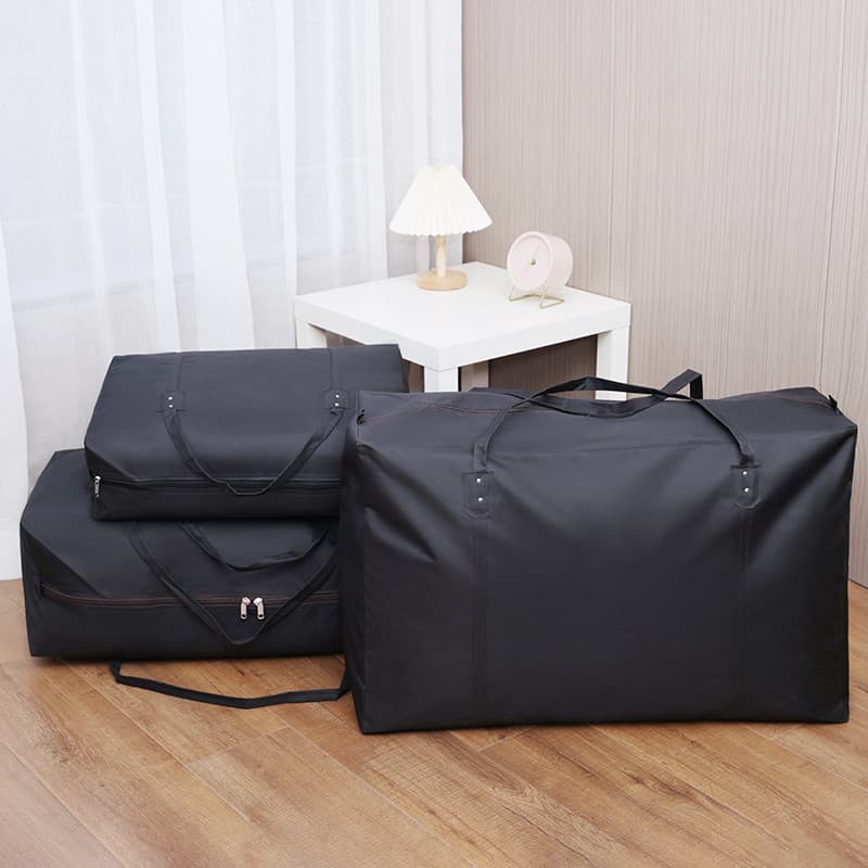 Bolsa de viagem de grande capacidade, bolsa de armazenamento de colcha de algodão para roupas, viagem de negócios, bolsa