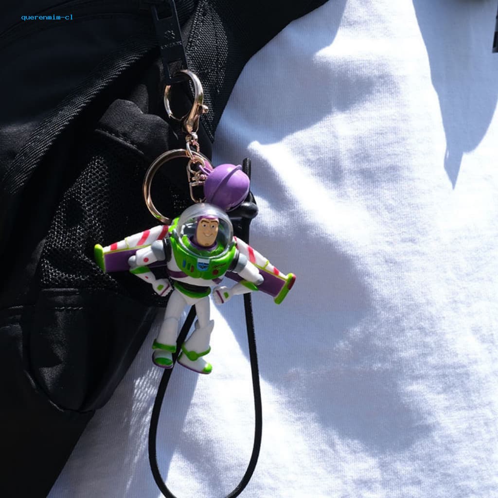 Children Car Charm Polyvinyl Chloride Keychain Woody Buzz Lightyear Air Freshener Vent Clip – Aromatherapy Scented Acc