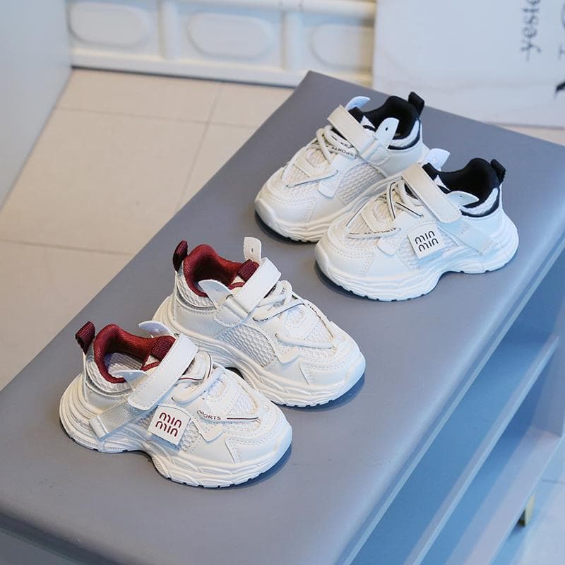 2025 primavera 1-6 anos de idade meninos sapatos esportivos tênis de corrida antiderrapante meninas pai sapatos sola mac