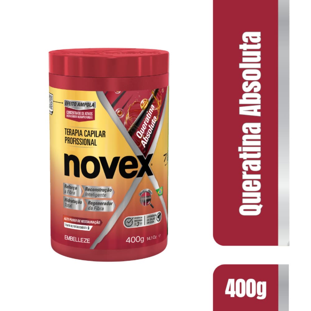 Creme de Tratamento Novex Queratina Absoluta 400g