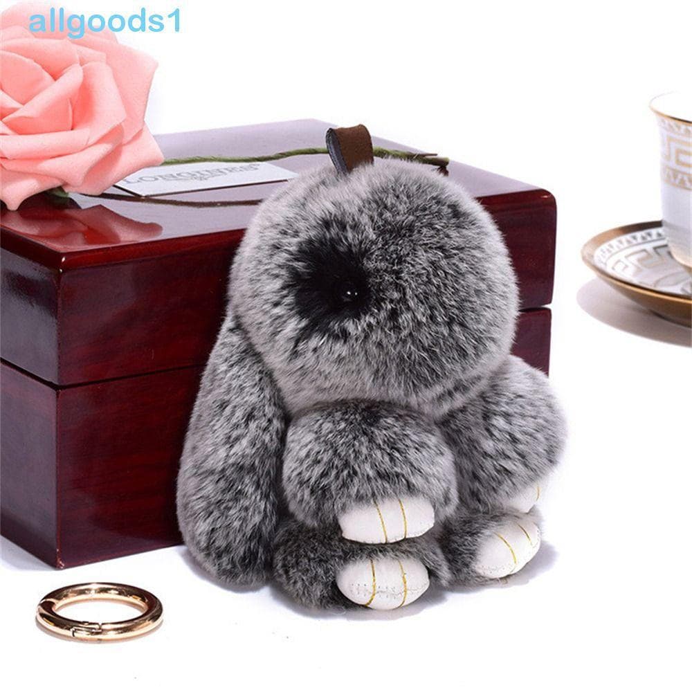 ALLGOODS Coelho De Pelúcia Chaveiro Sacos Pingente Para Namorada Brinquedo Saco Acessórios De Pele De