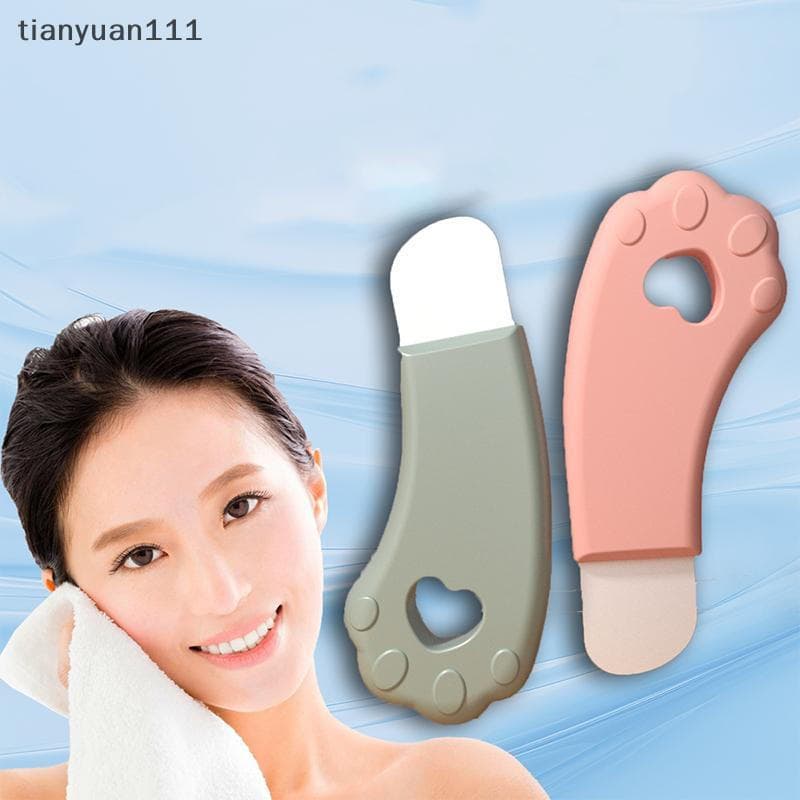tianyuan111 Purificador De Pele Facial Espátula Esfoliante Ferramenta De Limpeza Profunda Removedor De Cabeça Limpador D
