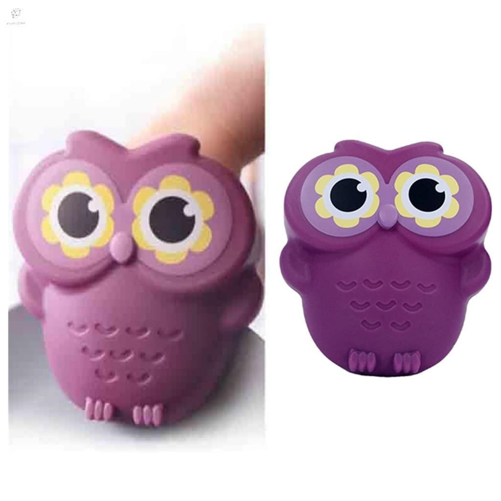 Suporte De Panela Antiderrapante De Silicone De Coruja Fofa-Mini Luvas De Cozinha Para Churrasco De Acampamento Ao Ar Li