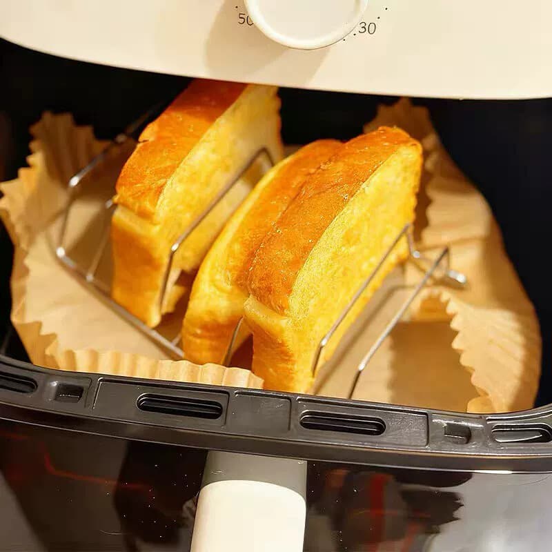 Fritadeira de ar torrada pão Rack forno dedicado 304 aço inoxidável suporte colocação pão cozinha ferramentas cozimento