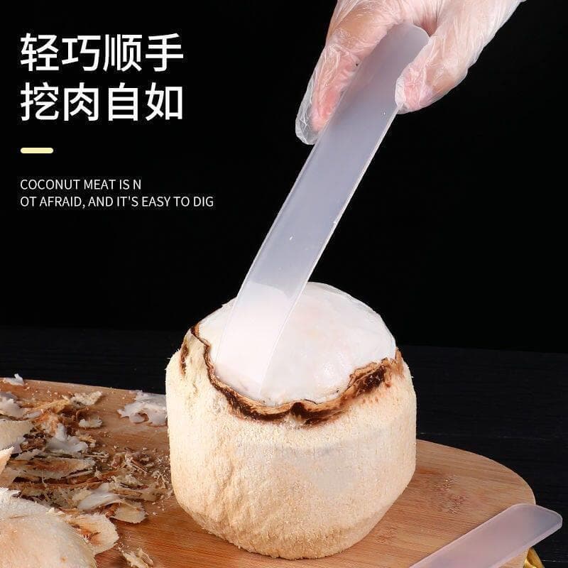 Influencer Peeling ferramenta de ovo de coco dedicado faca de colocação de ovo descascando ferramenta útil faca de chifr