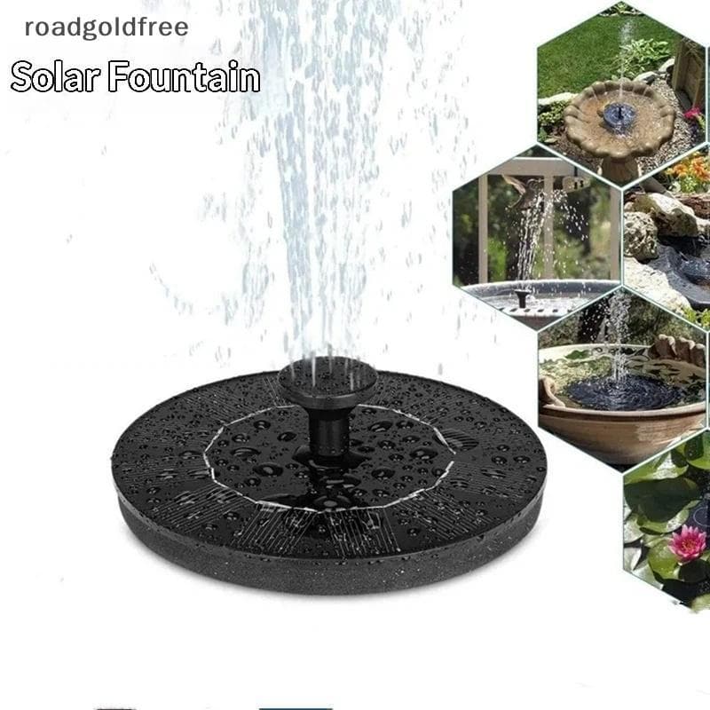 Mini Fonte De Água Solar Fluxo Ajustável Movido A Energia Para Jardim Ao Ar Livre Lagoa Piscina Pátio Banho De Pássaros