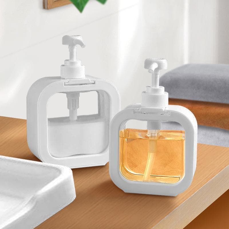 Transparente transparente Sub-engarrafamento banheiro chuveiro Gel desinfetante para as mãos viagem garrafa de imprensa