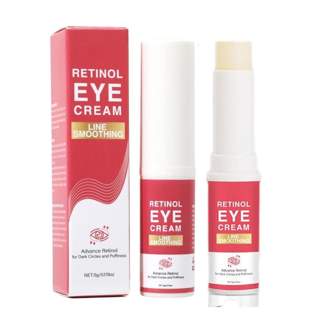 2 unidades de bastão de retinol para os olhos, creme anti-envelhecimento para a área dos olhos, para olheiras, inchaço e