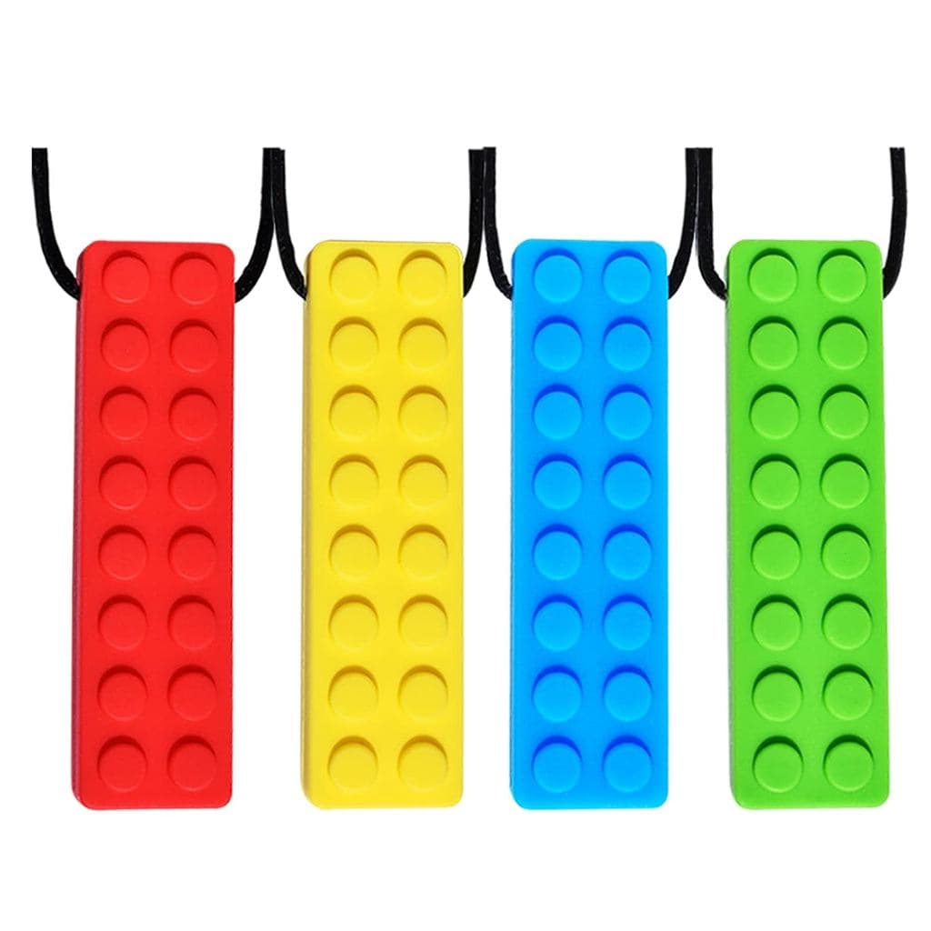 Colar de Mastigação, Conjunto de Colares de Mastigação Sensorial para Crianças com Problemas de Dentição, TDAH, Autismo,