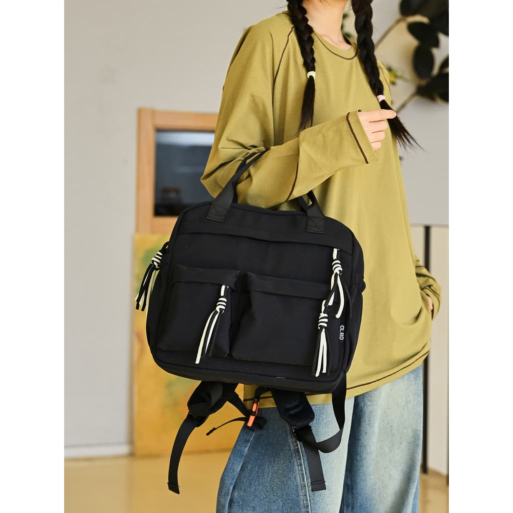 Estilo geral mochila 2026 novo estilo elegante All-Match Multi-Purpose bolsa de viagem pequena mochila Commuter ombro Cr