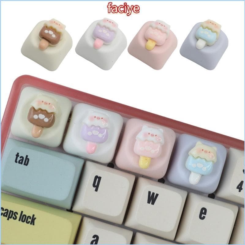 Teclas Resina Temática FCY Desenhos Piggy Para Personalizar Teclados Mecânicos