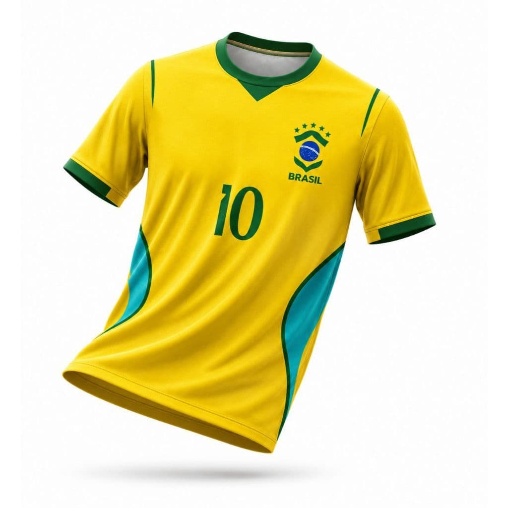 26/27 Nova Camisa Seleção Brasileira Amarela Edição Copa do Mundo