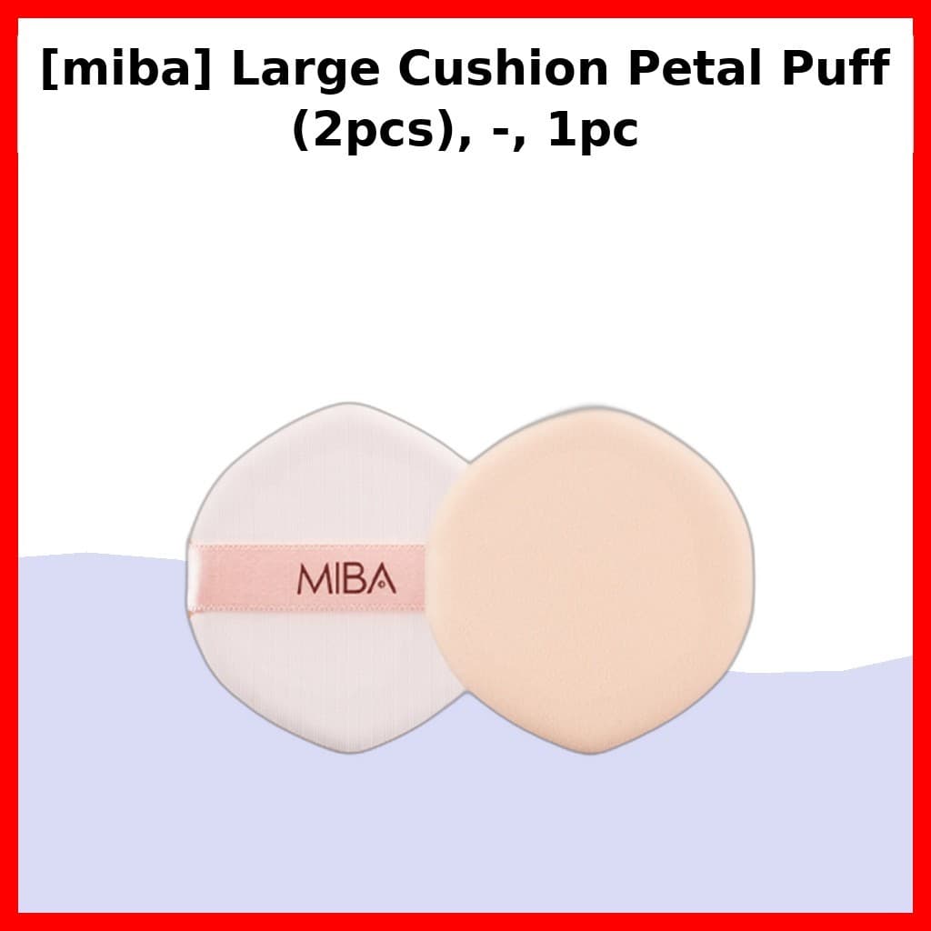 [miba] Almofada Grande Para Pétalas (Pacote Com 2) ,-, 1/puff De Fabricado Na Coreia/Aplicação Suave/Sopro De Cobertura
