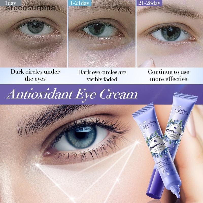 SADOER Mirtilo Ácido Hialurônico Creme Para Os Olhos Anti Olheiras Sacos Removedor Endurecimento Hidratante Cremes Belez