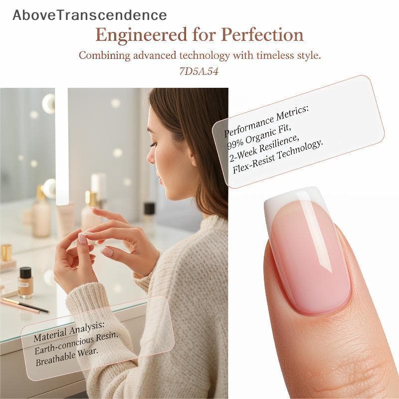 30 Pçs Borda Branca Prego Usar Blush Imprensa Elegante Dicas De Unhas Falsas Pele Iluminando Artificiais Para DIY Arte D