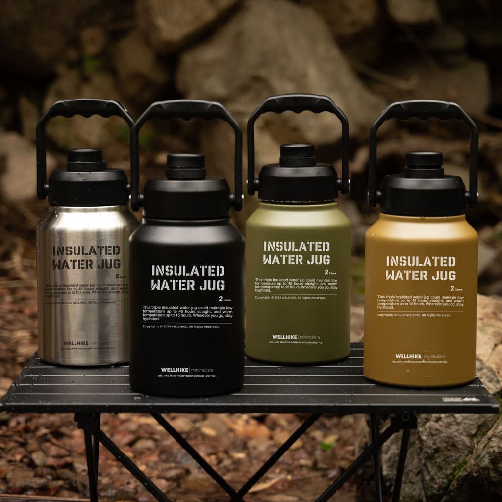 WELLHIKE balde de gelo ao ar livre 2-3.8L grande capacidade cubo de gelo abafado chaleira de chá capa acampamento frio m