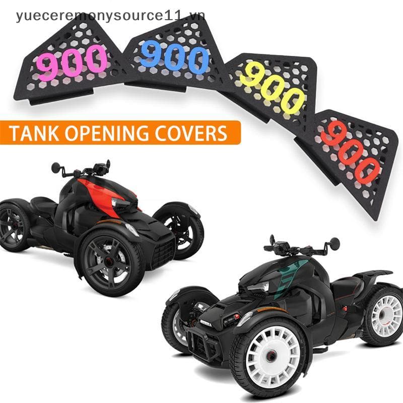 Peças De Inserção Da Tampa Do Tanque Lateral Newsandrainys Para Can-Am Ryker 900 Ace Rally Sport Acessórios Tanques De C