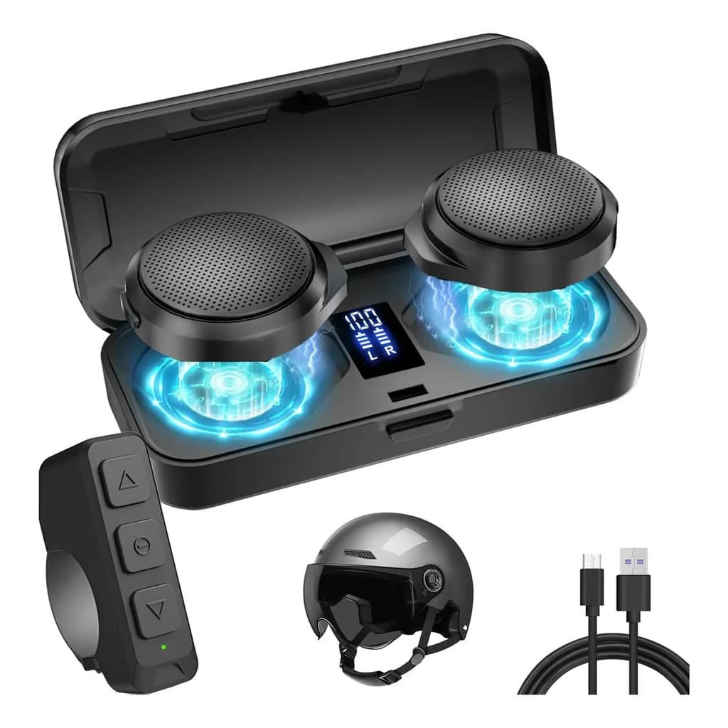 Intercomunicador Bluetooth Para Capacete Moto Multifunção